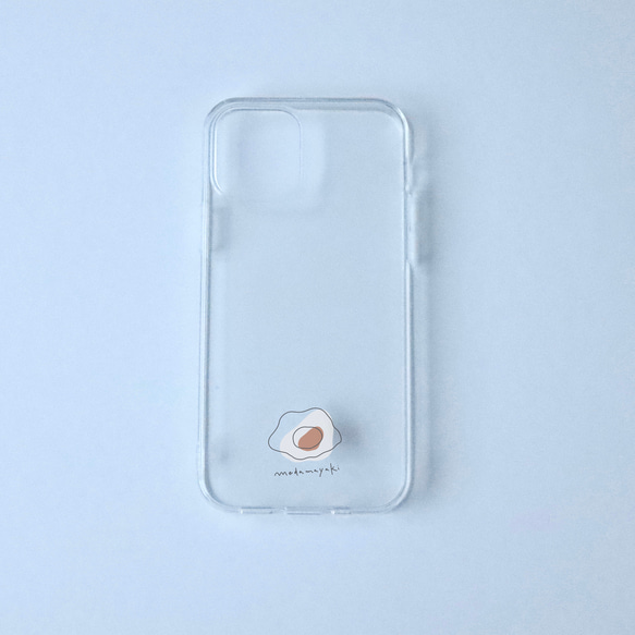 目玉焼き　medamayaki/mplant　スマホケース　iPhoneケース　クリアケース　ソフトケース　シンプル 2枚目の画像