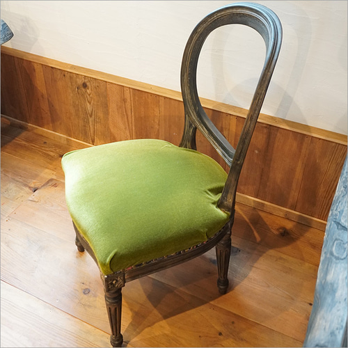 チェア アンティーク カフェ 椅子 ダイニングチェア モダン ベロア