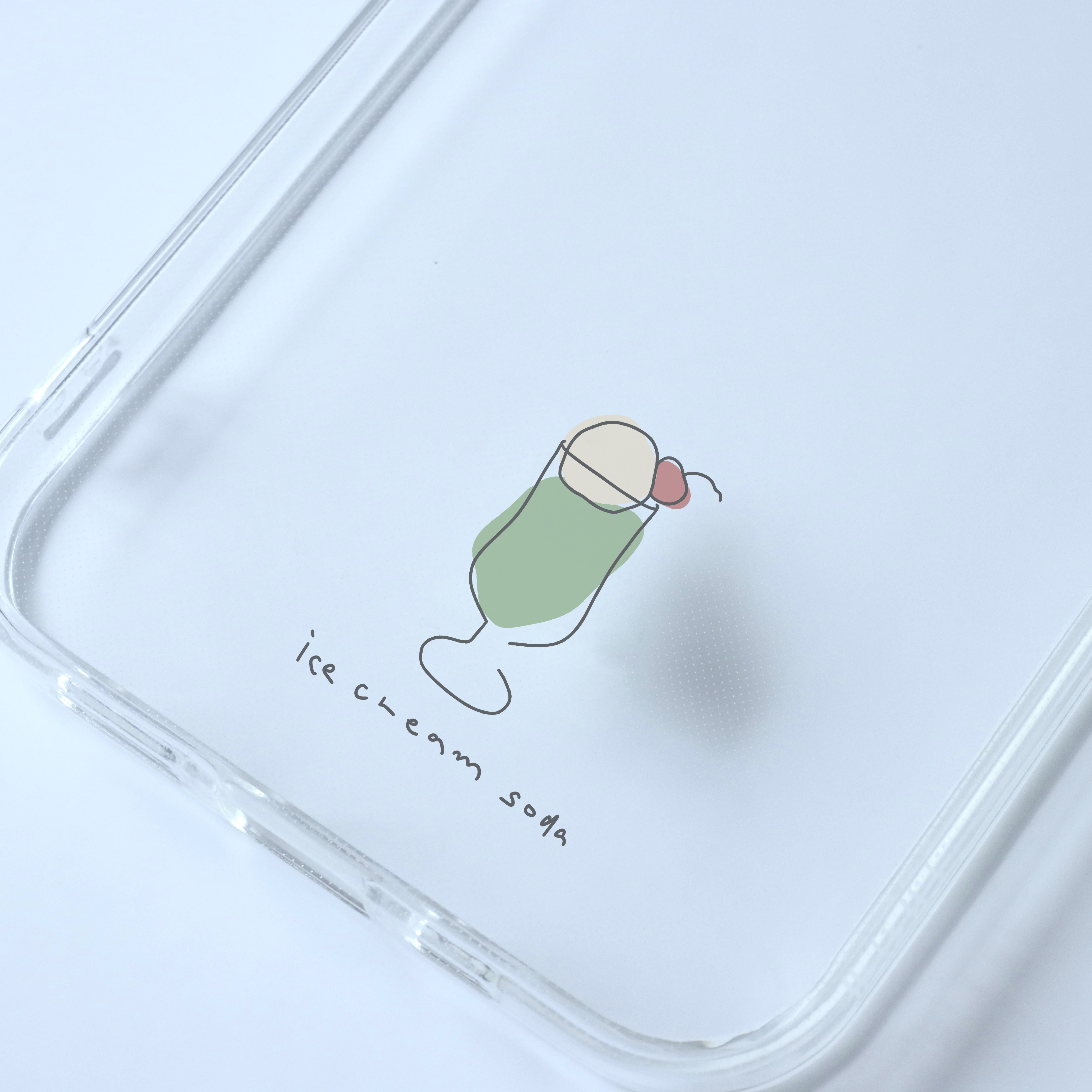 クリームソーダ ice cream soda/mplant スマホケース iPhone