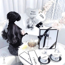 カラー変更◎】モノトーン バルーンブーケ 入学祝い 誕生日 本人不在