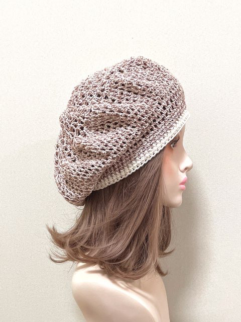 サマーゆったりベレー帽（Ｌ）④