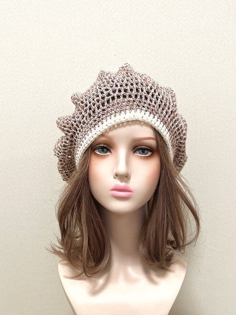 サマーゆったりベレー帽（Ｌ）④