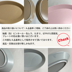 オーバル リムプラター 楕円 パスタ皿 サラダ皿 ケーキ皿 23.5cm 10color 日本製 /r151 19枚目の画像