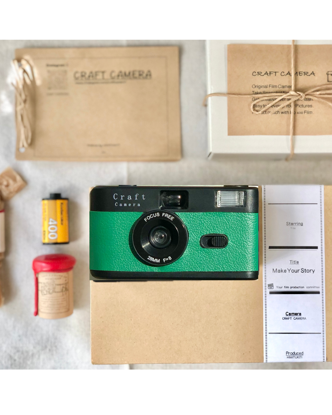 【グリーン】クラフトカメラセット・フィルムカメラ 10,656円