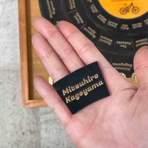 ジャンクなレコードデザインの結婚証明書 その他ペーパーアイテム