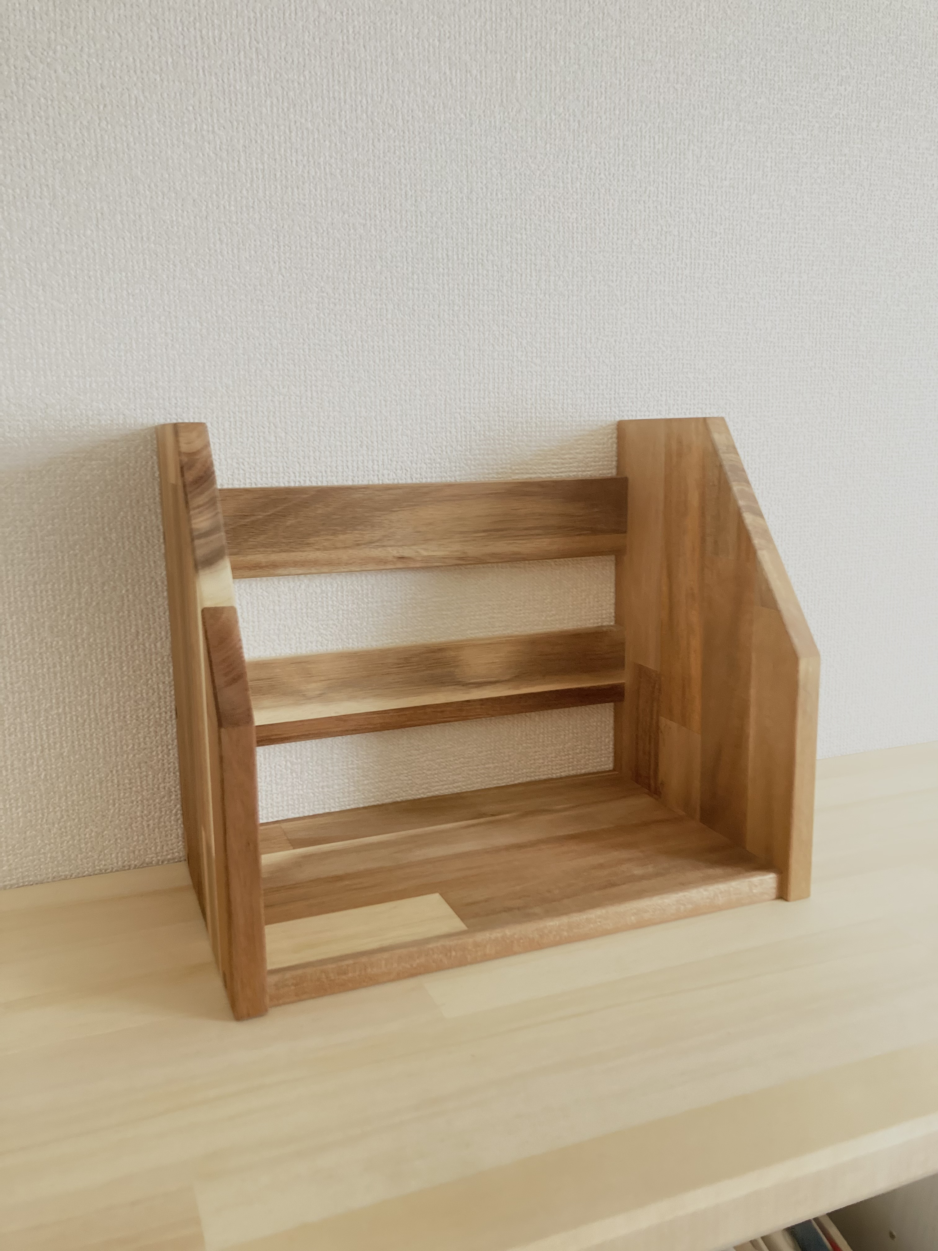 アカシア　ブックスタンド　本棚