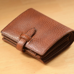短錢包類型1 / Doralo皮革規格 / 可刻名字 / 手工縫製 / 禮物 / 短錢包 第1張的照片