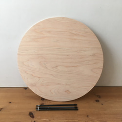 Acchi様オーダー シンプルな 丸形ローテーブル(R550/H300) 8枚目の画像