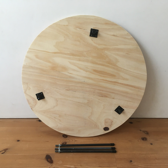 Acchi様オーダー シンプルな 丸形ローテーブル(R550/H300) 9枚目の画像