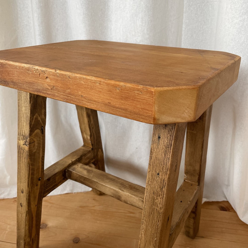 古材スツール 花台 アンティーク 椅子（チェアー）・スツール 古材