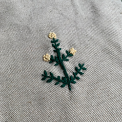 刺繍のミニトートバッグ 3枚目の画像