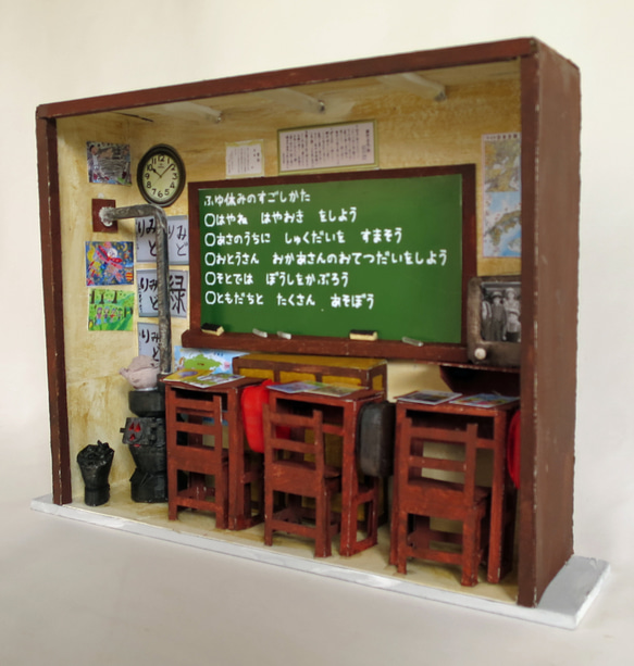 「電飾」教室　完成モデル　ジオラマ　ミニチュア　 8枚目の画像