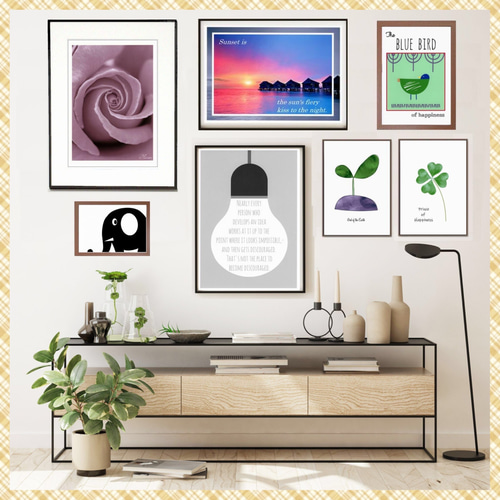 大きなゾウさん⭐️No.321⭐️ポスター アート モノクロ インテリア  