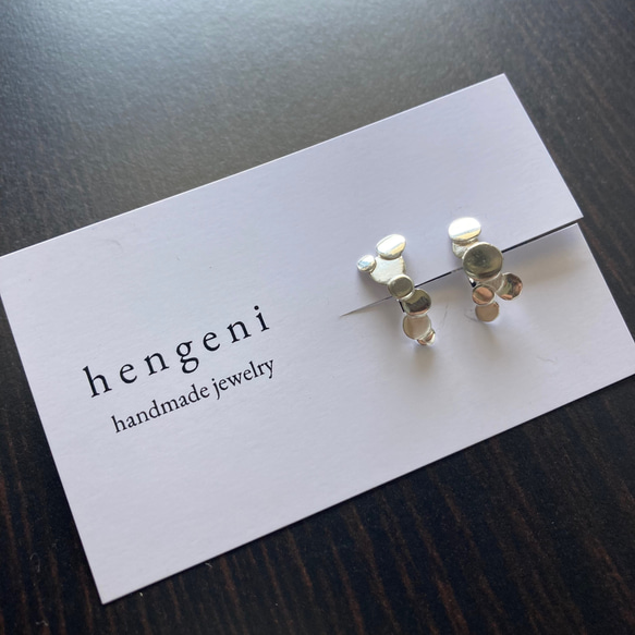 marumaru earring/pierce【silver925】丸　シンプル　個性的　シルバー　シルバー925 1枚目の画像