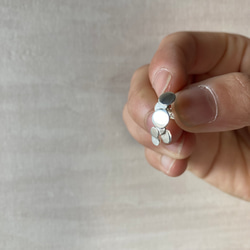 marumaru earring/pierce【silver925】丸　シンプル　個性的　シルバー　シルバー925 19枚目の画像