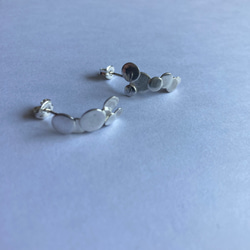 marumaru earring/pierce【silver925】丸　シンプル　個性的　シルバー　シルバー925 7枚目の画像