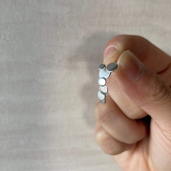 marumaru earring/pierce【silver925】丸　シンプル　個性的　シルバー　シルバー925 20枚目の画像