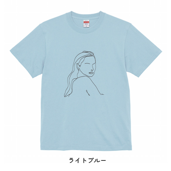 【似顔絵・イラスト】Tシャツ制作 (ラインアート) 10枚目の画像