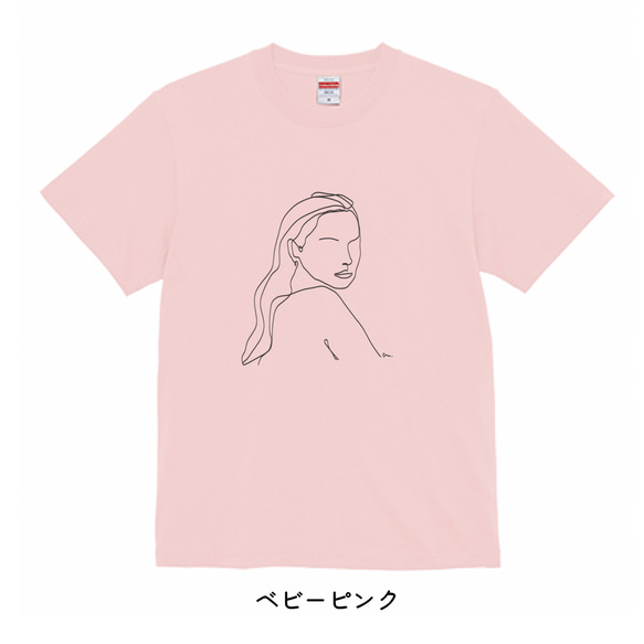 【似顔絵・イラスト】Tシャツ制作 (ラインアート) 8枚目の画像