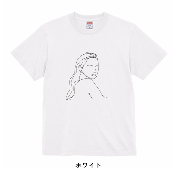 【似顔絵・イラスト】Tシャツ制作 (ラインアート) 3枚目の画像