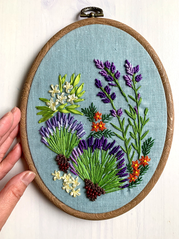 《受注製作》lavender garden タペストリー 5枚目の画像