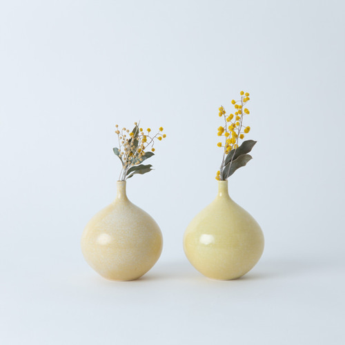 フラワーベース＆ドライフラワー No.001 Cosmic Latte 一輪挿し・花瓶