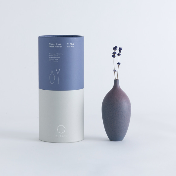 フラワーベース＆ドライフラワー　No.004 Dusk Navy 1枚目の画像