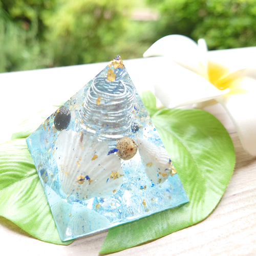 神様の御神氣の溜まる✨願いの叶う✨本物のオルゴナイト✩ブルー