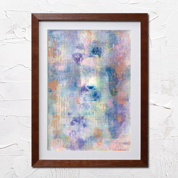 絵画　オーロラ　A4サイズ　額なし　原画 絵画 オーロラ A4サイズ 額なし 原画 - メルカリ