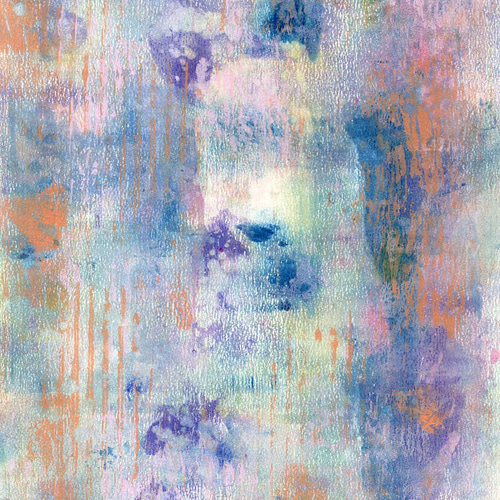 原画】#011 6月の雨 ペールトーン * フレーム * アクリル画 A4
