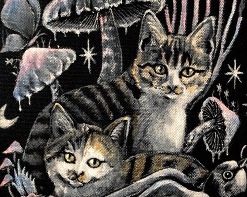 猫の絵　シリーズ扉その② gallery-uchida_y2-1468-j