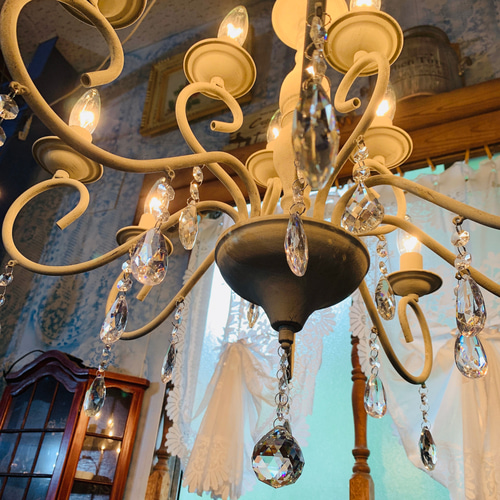 マンションシャンデリア/ 12灯式 クリスタルガラス シャンデリア  