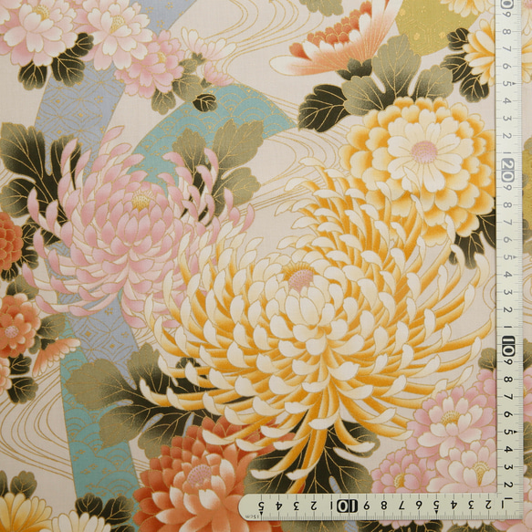 国産コットン　QUILT GATE   百華繚蘭    QG12 3枚目の画像