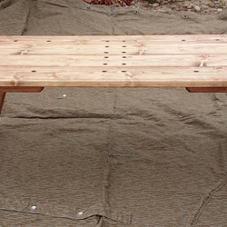 木製　折りたたみローテーブル②　　 1枚目の画像