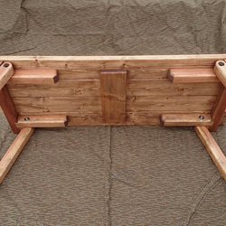 木製　折りたたみローテーブル②　　 3枚目の画像