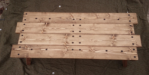 木製　折りたたみローテーブル②　　 5枚目の画像