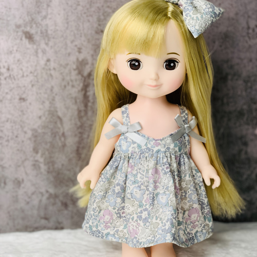 リバティ 生地使用 ドール服 26cm ワンピース ミシェル その他人形
