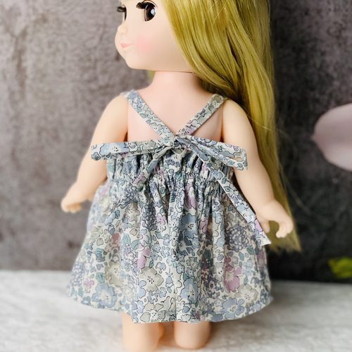 リバティ 生地使用 ドール服 26cm ワンピース ミシェル その他人形