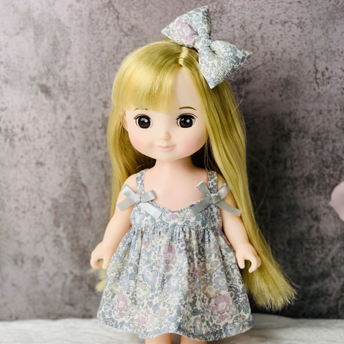 リバティ 生地使用 ドール服 26cm ワンピース ミシェル その他人形