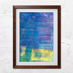 原画】#041piano * フレーム * アクリル画 A4サイズ 絵画 air art 通販