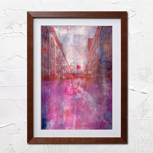アクリル画　原画　インテリア　雲　F4 絵画 アクリル画　原画　インテリア　雲　F4 絵画