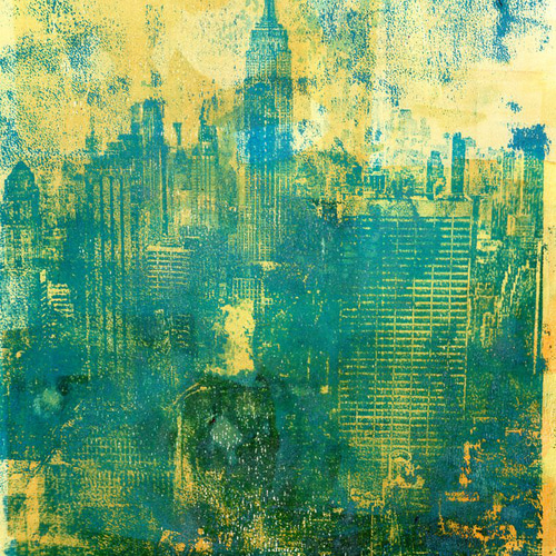 マンハッタンアクリル絵 マンハッタンアクリル絵