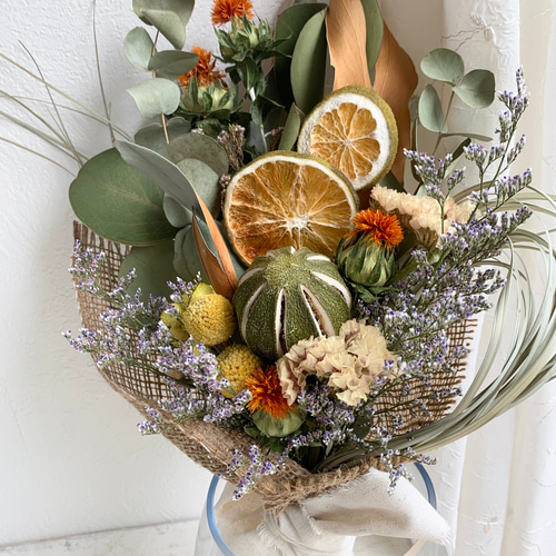 専用＊ライム&オリーブ フェイクスワッグ フェイクグリーン オリーブの