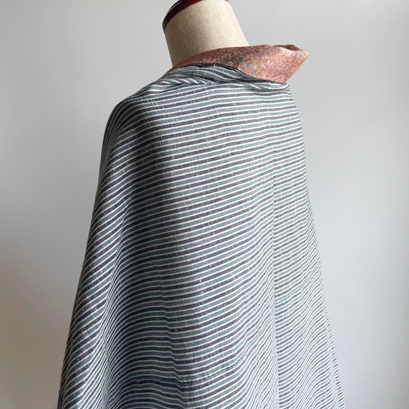 Unique | Triangle HAORI a lining & a brooch -TRH149 第13張的照片