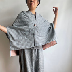 Unique | Triangle HAORI a lining & a brooch -TRH149 第3張的照片