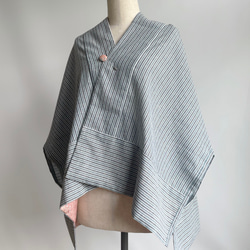 Unique | Triangle HAORI a lining & a brooch -TRH149 第9張的照片