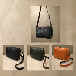 箱型ショルダーバッグ/牛革/男女兼用 ショルダーバッグ -LESS