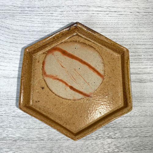 備前焼六角皿【山本年信】 中皿 備前焼ギャラリーFujimi 通販 13956839