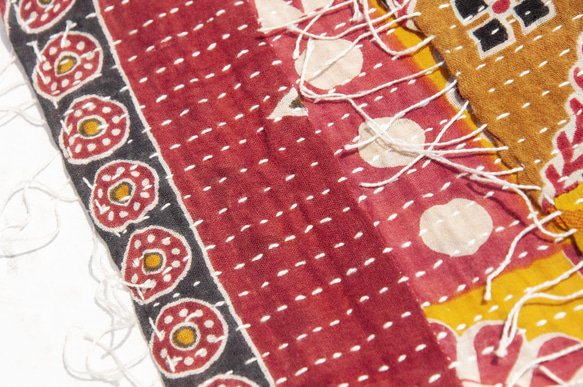 クリスマスギフト交換ギフトバレンタインデーギフトバースデーギフト母の日ギフト手縫いサリ布ステッチシルクスカーフ/刺繍シルクスカー 8枚目の画像