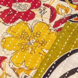 クリスマスギフト交換ギフトバレンタインデーギフトバースデーギフト母の日ギフト手縫いサリ布ステッチシルクスカーフ/刺繍シルクスカー 10枚目の画像
